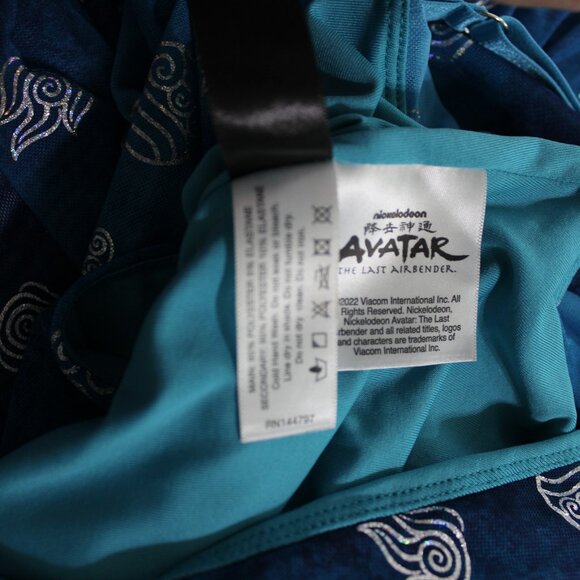 BlackMilk Avatar: The Last Airbender Earth Air Fire Water Sheer Midaxi Dress S - Picture 12 of 13